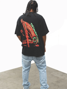 vintage washed cotton t shirt men's retro graphic short sleeve tee